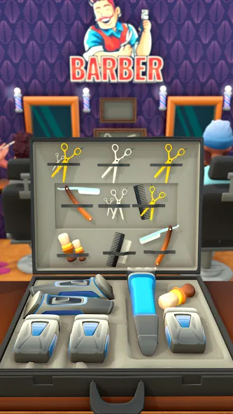 Fade Master 3D: Barber Shop (Фейд Мастер 3Д) МОД/Взлом [Все открыто, Дополнительные деньги и Меню MOD] Screenshot 4
