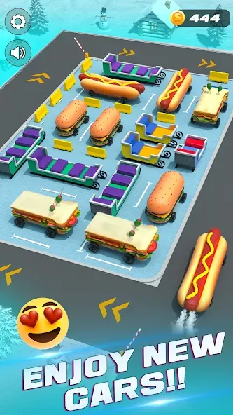 Unblock It Car Puzzle Game (Паркинг Джам Разблокировать) МОД/Взлом [Деньги, Монеты и Меню MOD] Screenshot 5