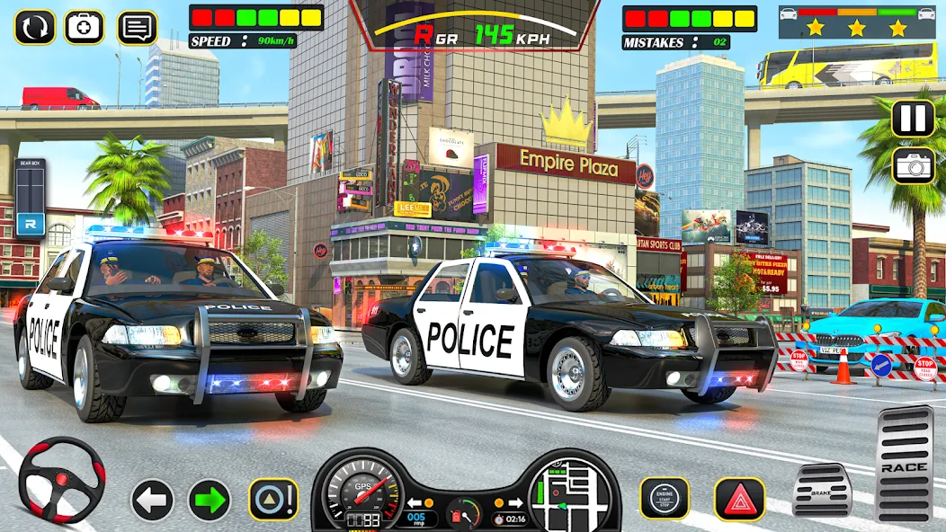 Police Car Chase Car Games МОД/Взлом [Много денег, Монет и Все открыто] Screenshot 3