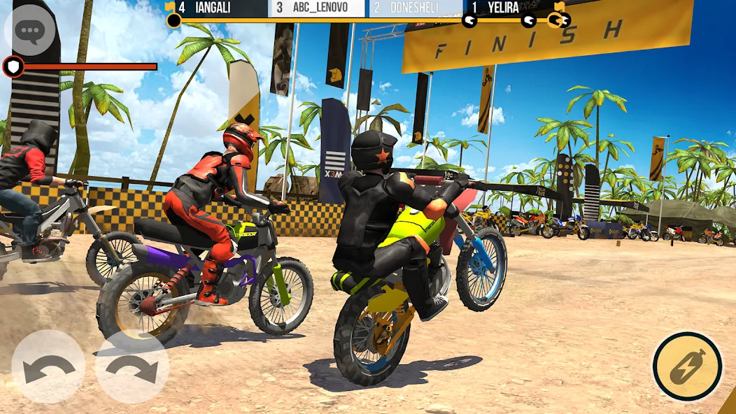 Clan Race: PVP Motocross races (Клан Рейс) МОД/Взлом [Все открыто, Дополнительные деньги и Меню MOD] Screenshot 2