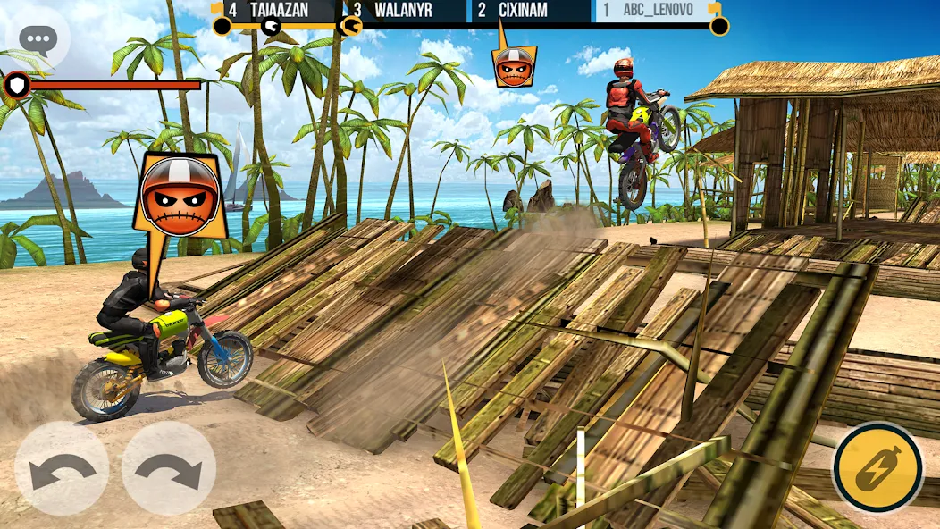Clan Race: PVP Motocross races (Клан Рейс) МОД/Взлом [Все открыто, Дополнительные деньги и Меню MOD] Screenshot 4