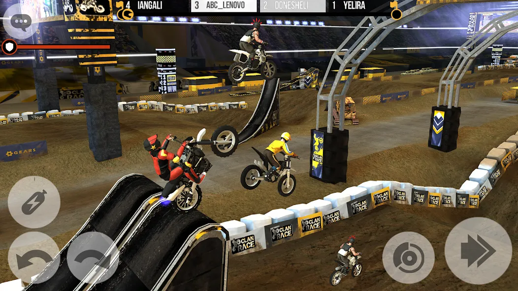 Clan Race: PVP Motocross races (Клан Рейс) МОД/Взлом [Все открыто, Дополнительные деньги и Меню MOD] Screenshot 5