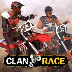 Скачать Взломанная Clan Race: PVP Motocross races на Андроид (Много денег) бесплатно