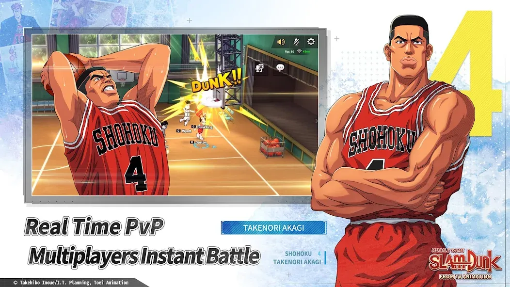 SLAM DUNK from TV Animation (СЛЭМ ДАНК из ТВ анимации) МОД/Взлом [Бесконечные деньги, Монеты и Мега MOD] Screenshot 3