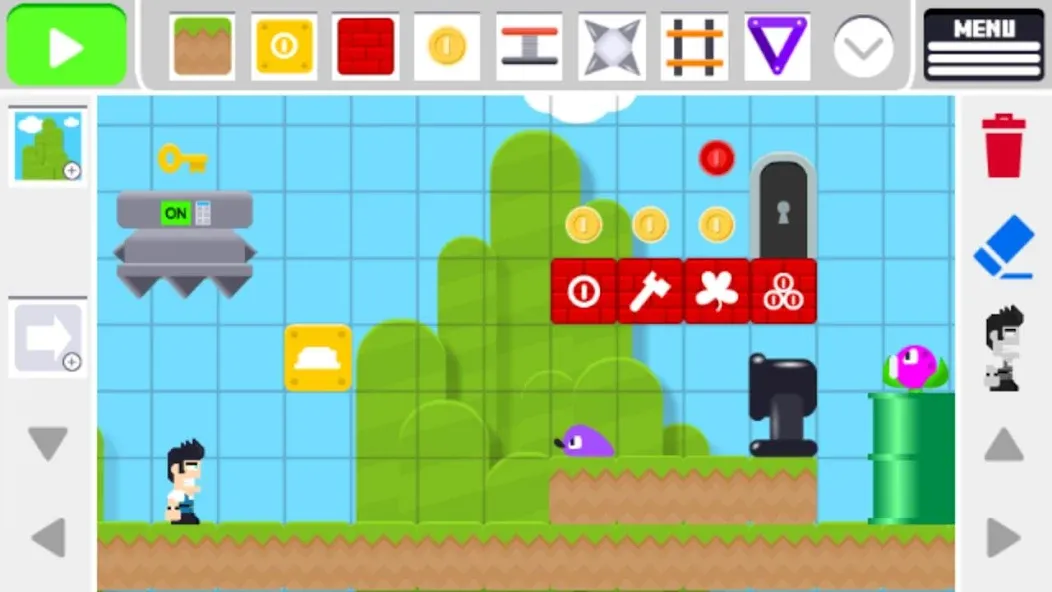 Mr Maker 2 Level Editor (Мистер Мэйкер 2) МОД/Взлом [Меню, Бесконечные монеты и Открытые уровни] Screenshot 1