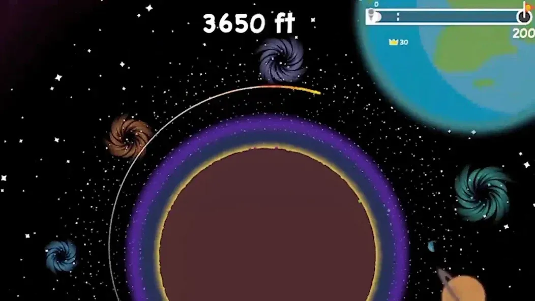 Golf Orbit: Oneshot Golf Games МОД/Взлом [Меню, Бесконечные монеты и Открытые уровни] Screenshot 3