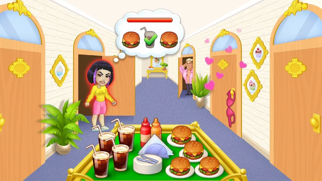 Jane’s Story: Cooking & Hotel МОД/Взлом [Много монет, Открытые уровни и Мега MOD] Screenshot 1