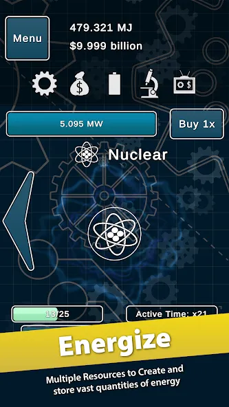 Idle Power (Айдл Пауэр) МОД/Взлом [Бесконечные деньги, Монеты и Мега MOD] Screenshot 1