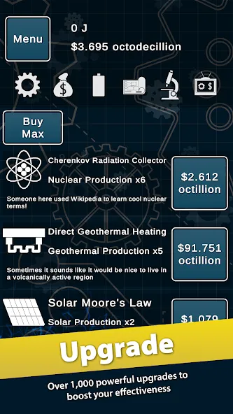 Idle Power (Айдл Пауэр) МОД/Взлом [Бесконечные деньги, Монеты и Мега MOD] Screenshot 3