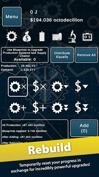 Idle Power (Айдл Пауэр) МОД/Взлом [Бесконечные деньги, Монеты и Мега MOD] Screenshot 5
