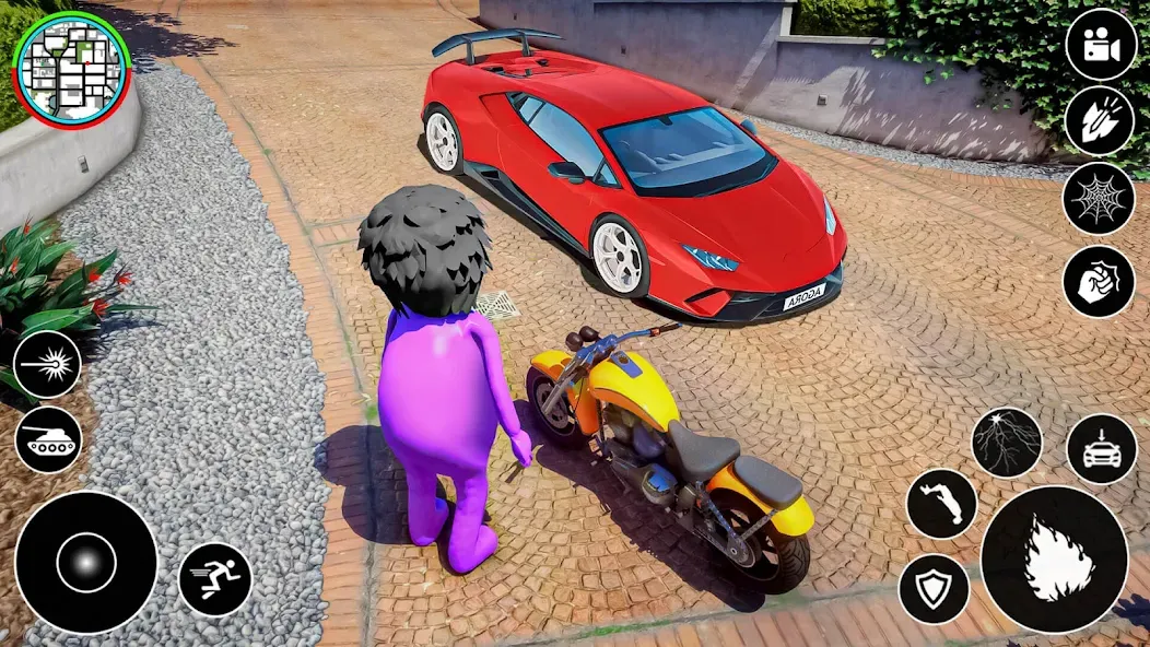 Blue Hero Gangster City Mafia МОД/Взлом [Бесконечные деньги, Монеты и Мега MOD] Screenshot 1