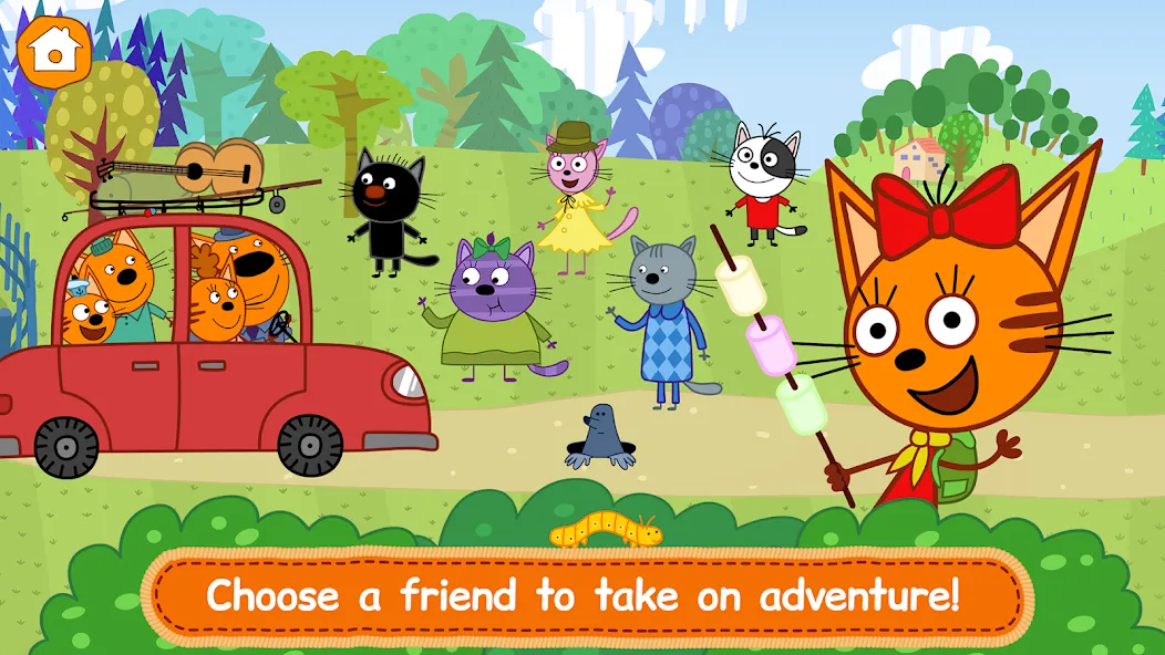 Kid-E-Cats: Kitty Cat Games! МОД/Взлом [Много монет, Открытые уровни и Мега MOD] Screenshot 1