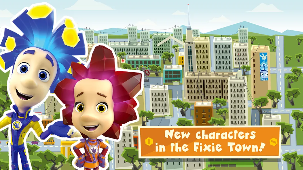 The Fixies Town Cool Kid Games МОД/Взлом [Много монет, Открытые уровни и Мега MOD] Screenshot 1