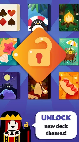Solitaire: Decked Out МОД/Взлом [Бесконечные деньги, Монеты и Мега MOD] Screenshot 2