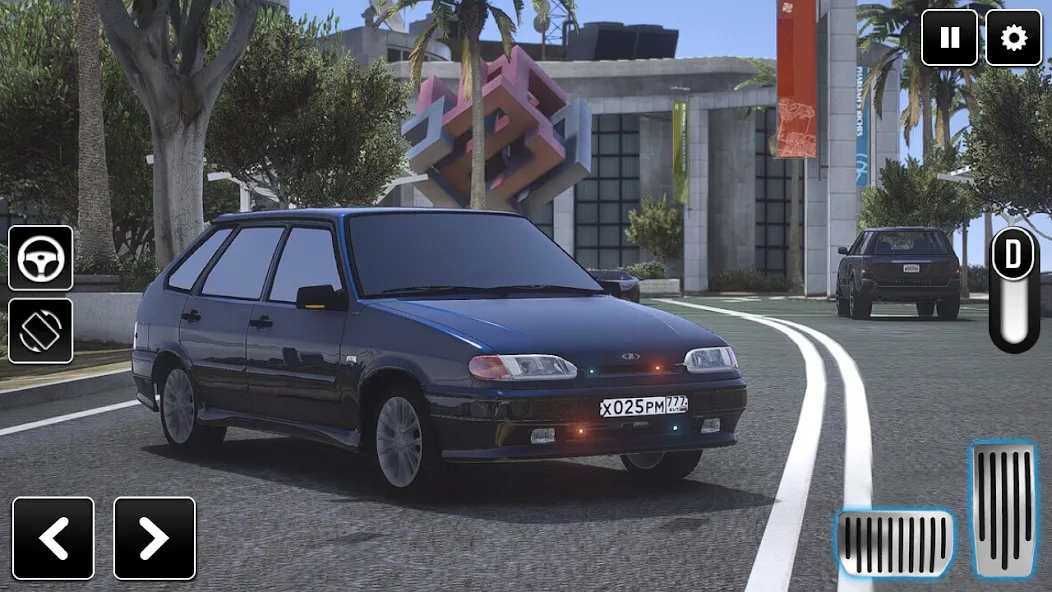 2114 Car Driving: Lada sedan МОД/Взлом [Бесконечные деньги, Монеты и Мега MOD] Screenshot 2