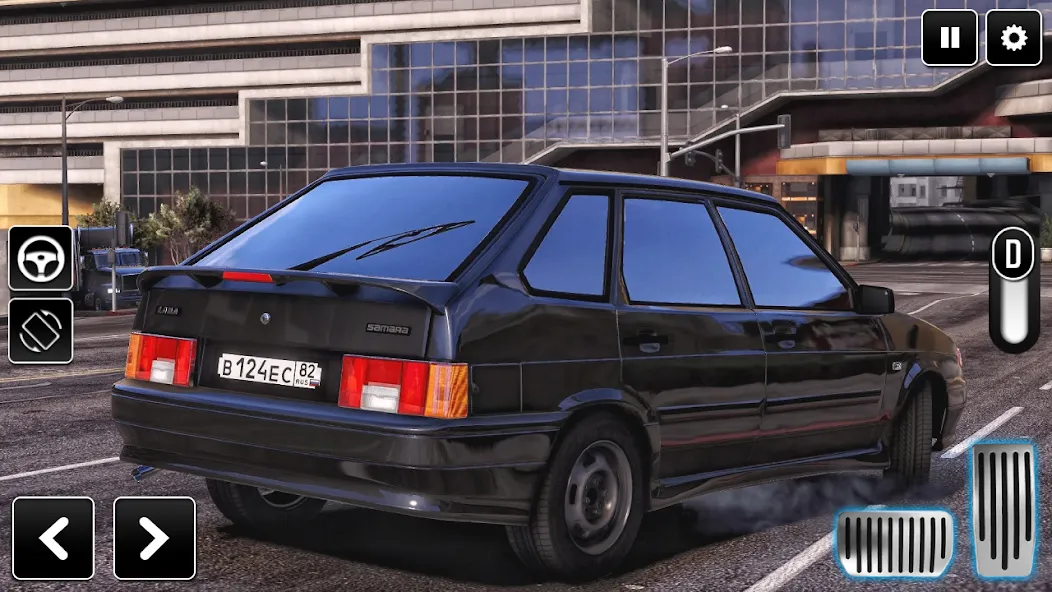 2114 Car Driving: Lada sedan МОД/Взлом [Бесконечные деньги, Монеты и Мега MOD] Screenshot 4