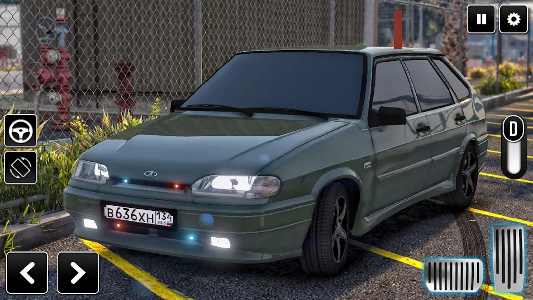 2114 Car Driving: Lada sedan МОД/Взлом [Бесконечные деньги, Монеты и Мега MOD] Screenshot 5