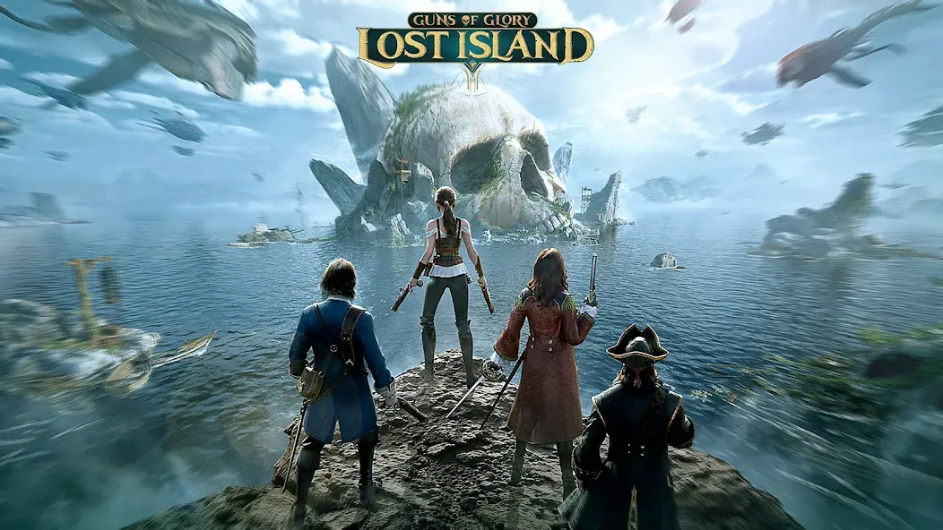 Guns of Glory: Lost Island (Ганз оф Глори) МОД/Взлом [Меню, Бесконечные монеты и Открытые уровни] Screenshot 1