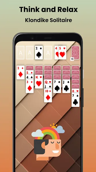 Klondike Solitaire Offline МОД/Взлом [Деньги, Монеты и Меню MOD] Screenshot 1