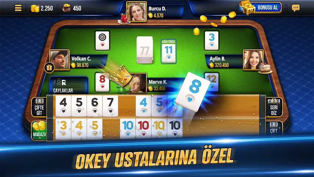 Tekel Okey (Текел Окей) МОД/Взлом [Много денег, Монет и Все открыто] Screenshot 1