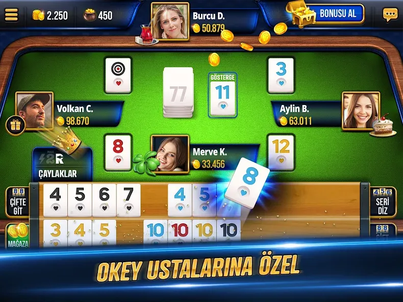 Tekel Okey (Текел Окей) МОД/Взлом [Много денег, Монет и Все открыто] Screenshot 5