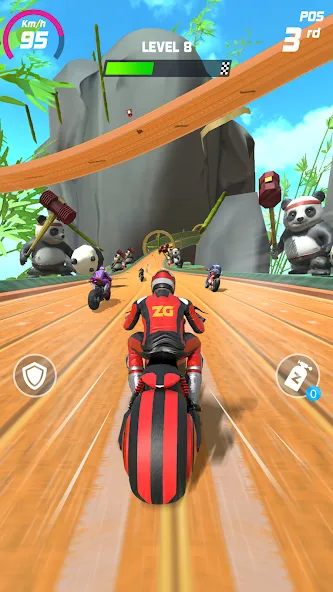 Bike Race: Racing Game (Байк Гейм 3D) МОД/Взлом [Меню, Бесконечные монеты и Открытые уровни] Screenshot 3