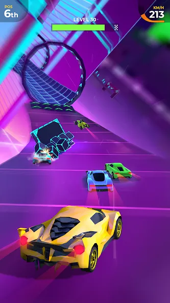 Car Race 3D: Car Racing (Гонки на машинах 3D) МОД/Взлом [Меню, Бесконечные монеты и Открытые уровни] Screenshot 3