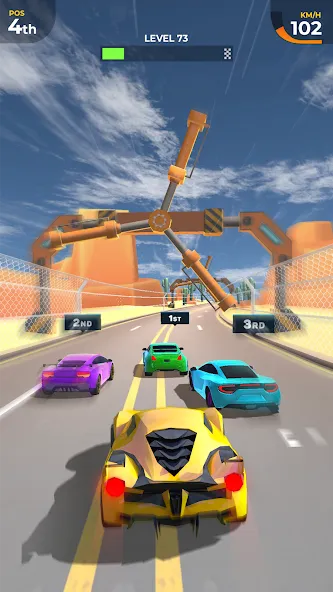 Car Race 3D: Car Racing (Гонки на машинах 3D) МОД/Взлом [Меню, Бесконечные монеты и Открытые уровни] Screenshot 4