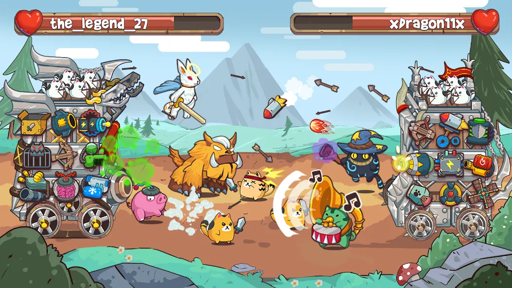 CatnRobot Idle TD: Battle Cat (КэтТауэр Айдл ТД) МОД/Взлом [Все открыто, Дополнительные деньги и Меню MOD] Screenshot 3