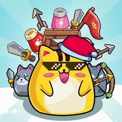 Скачать CatnRobot Idle TD: Battle Cat Взлом (Много денег) на Андроид бесплатно