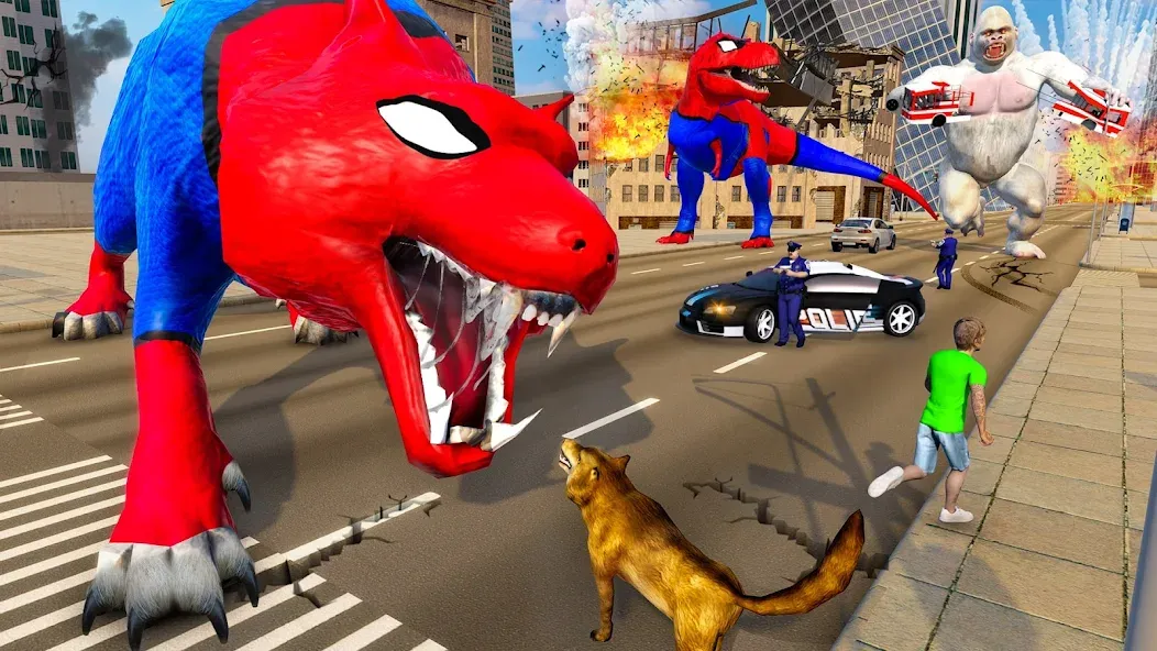 Giant Gorilla Bigfoot Monster (Энгри Горилла) МОД/Взлом [Деньги, Монеты и Меню MOD] Screenshot 5