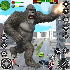 Скачать Взломанная Giant Gorilla Bigfoot Monster на андроид - Много денег