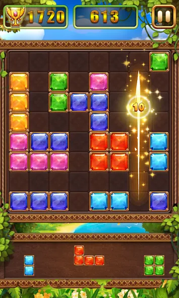 Puzzle Block Jewels (Пазл Блок Драгоценности) МОД/Взлом [Все открыто, Дополнительные деньги и Меню MOD] Screenshot 4