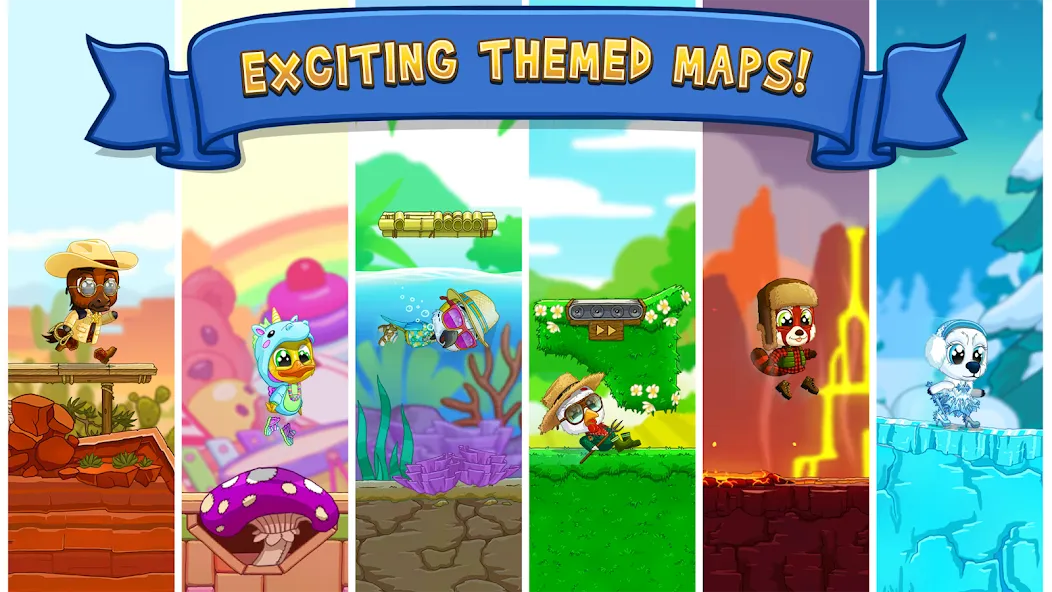 Fun Run 3 - Multiplayer Games (Фан Ран 3) МОД/Взлом [Деньги, Монеты и Меню MOD] Screenshot 3
