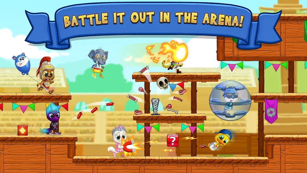 Fun Run 3 - Multiplayer Games (Фан Ран 3) МОД/Взлом [Деньги, Монеты и Меню MOD] Screenshot 5