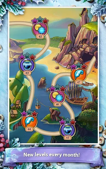 Words of Wonder : Match Puzzle (Вордс оф Вандер) МОД/Взлом [Много монет, Открытые уровни и Мега MOD] Screenshot 3