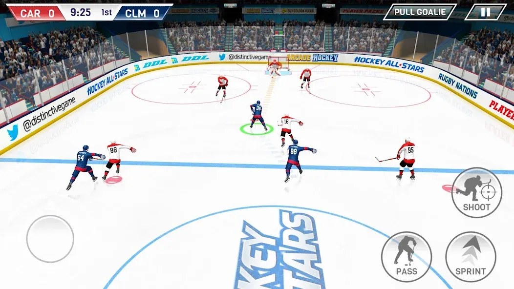 Hockey All Stars (Хоккей Олл Старс) МОД/Взлом [Много монет, Открытые уровни и Мега MOD] Screenshot 1