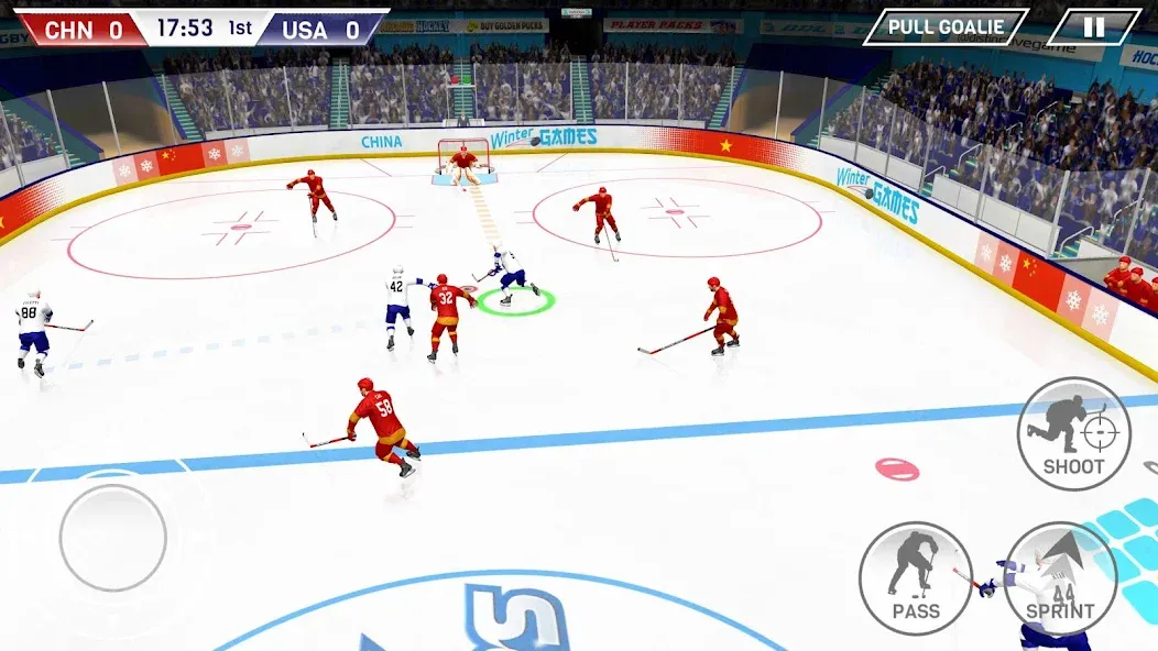 Hockey All Stars (Хоккей Олл Старс) МОД/Взлом [Много монет, Открытые уровни и Мега MOD] Screenshot 2