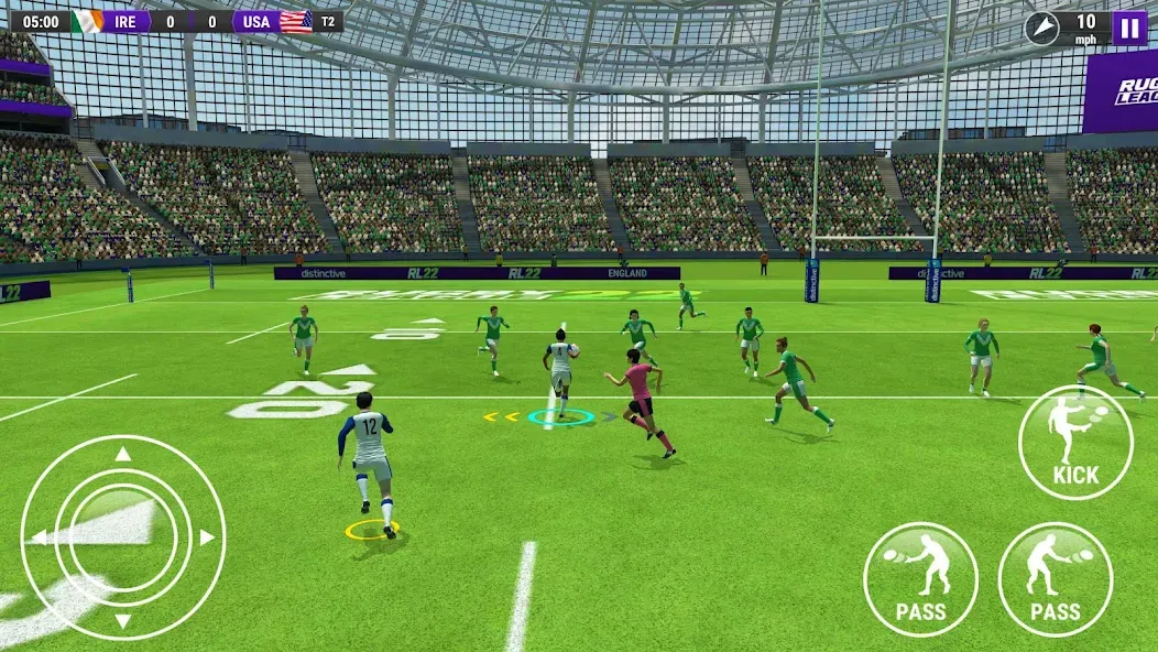 Rugby League 22 (Рубиги Лига 22) МОД/Взлом [Много денег, Монет и Все открыто] Screenshot 2