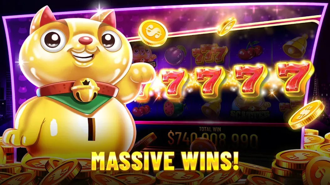Best Casino™ Slots: 777 Casino (Бест Казино Слотс) МОД/Взлом [Деньги, Монеты и Меню MOD] Screenshot 4