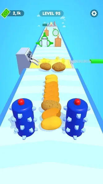 Potato Rush (Потейто Раш) МОД/Взлом [Много денег, Монет и Все открыто] Screenshot 2