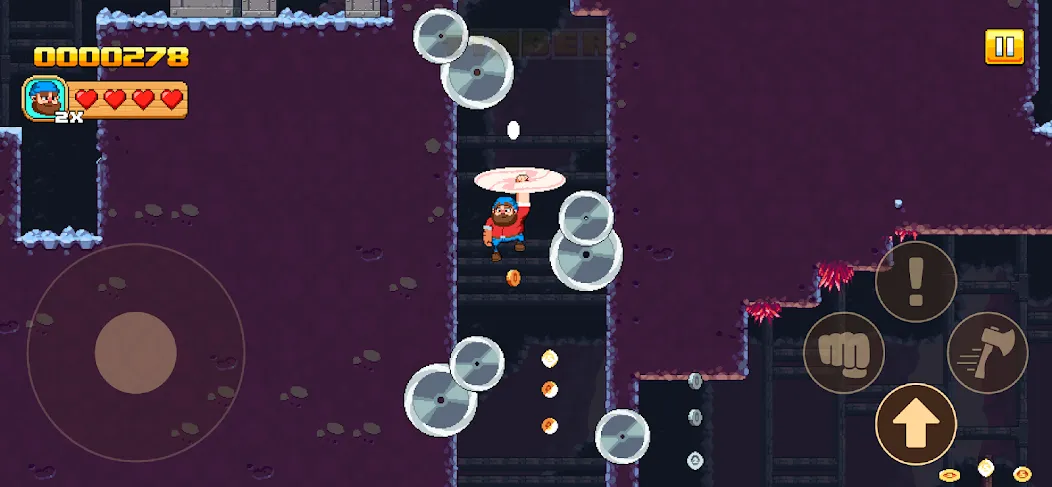 Timberman The Big Adventure (Тимбермен Большое Приключение) МОД/Взлом [Много монет, Открытые уровни и Мега MOD] Screenshot 1