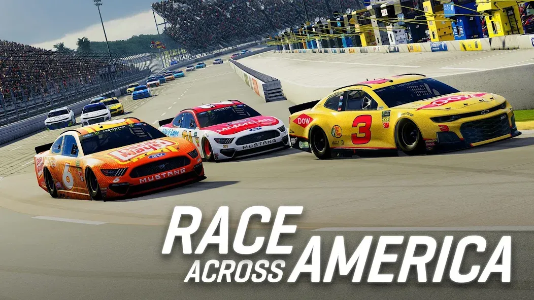 NASCAR Heat Mobile (НАСКАР Хит Мобилай) МОД/Взлом [Деньги, Монеты и Меню MOD] Screenshot 1