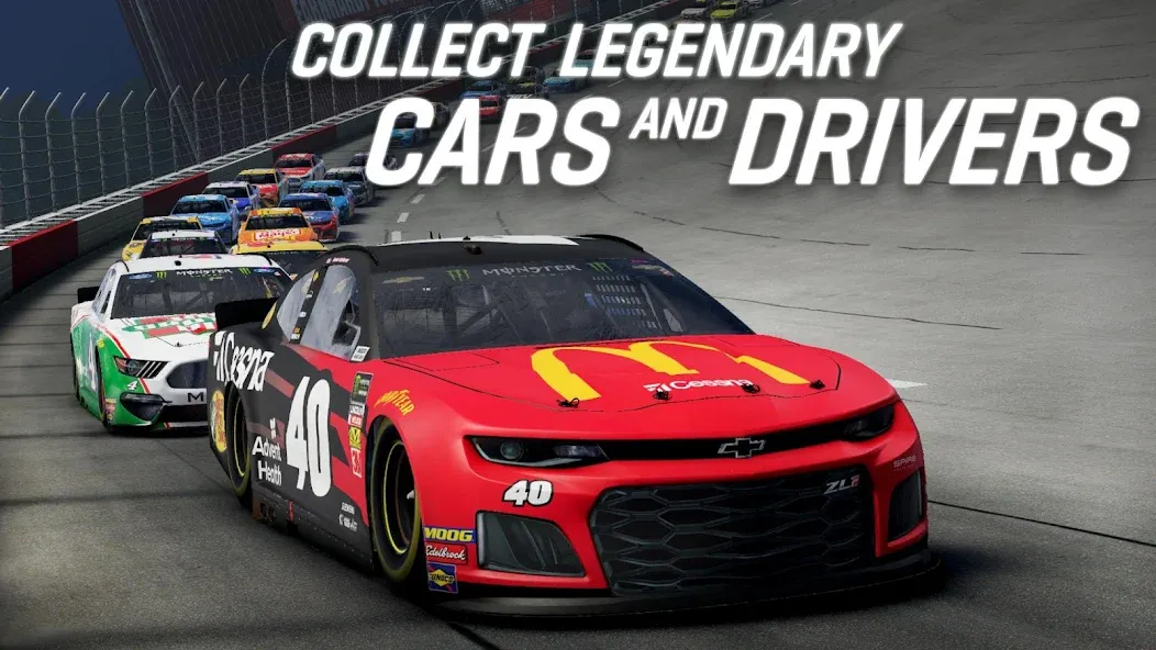 NASCAR Heat Mobile (НАСКАР Хит Мобилай) МОД/Взлом [Деньги, Монеты и Меню MOD] Screenshot 3