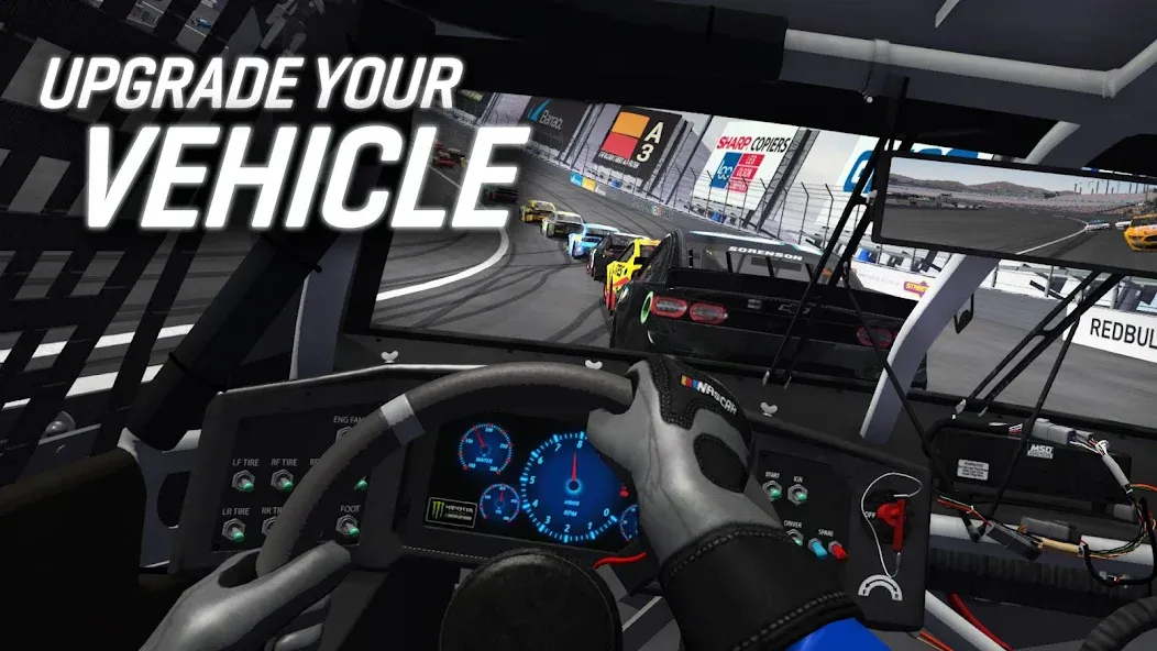 NASCAR Heat Mobile (НАСКАР Хит Мобилай) МОД/Взлом [Деньги, Монеты и Меню MOD] Screenshot 4