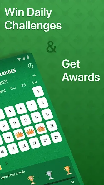 Solitaire - Classic Card Game (Солитер) МОД/Взлом [Много монет, Открытые уровни и Мега MOD] Screenshot 3
