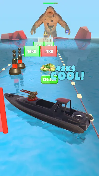 Boat Evolution (Боат Эволюшн) МОД/Взлом [Деньги, Монеты и Меню MOD] Screenshot 2