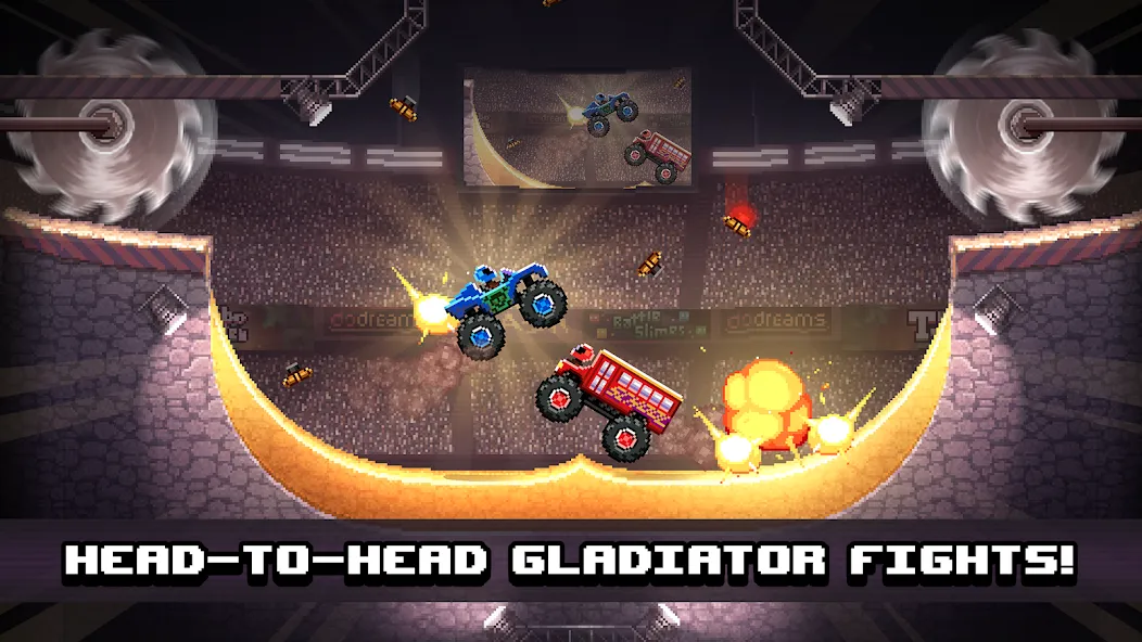 Drive Ahead! - Fun Car Battles МОД/Взлом [Все открыто, Дополнительные деньги и Меню MOD] Screenshot 1