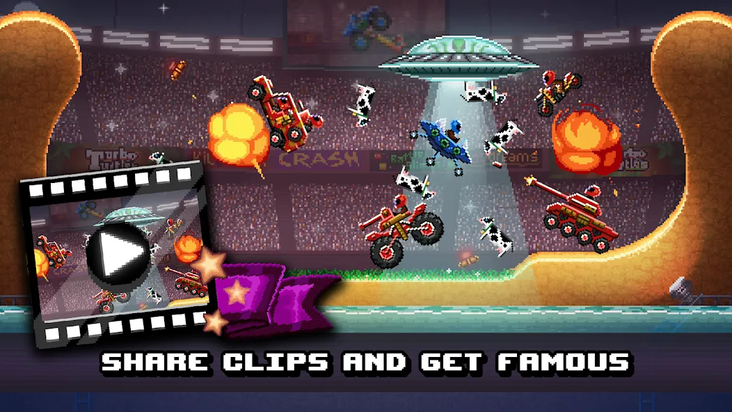 Drive Ahead! - Fun Car Battles МОД/Взлом [Все открыто, Дополнительные деньги и Меню MOD] Screenshot 5