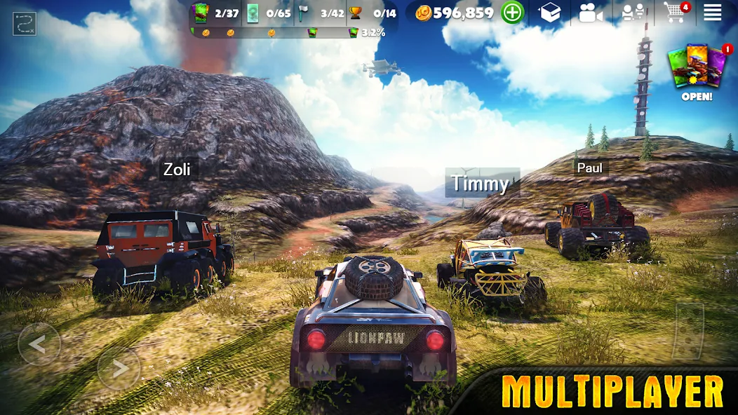 OTR - Offroad Car Driving Game (ОТР) МОД/Взлом [Меню, Бесконечные монеты и Открытые уровни] Screenshot 3